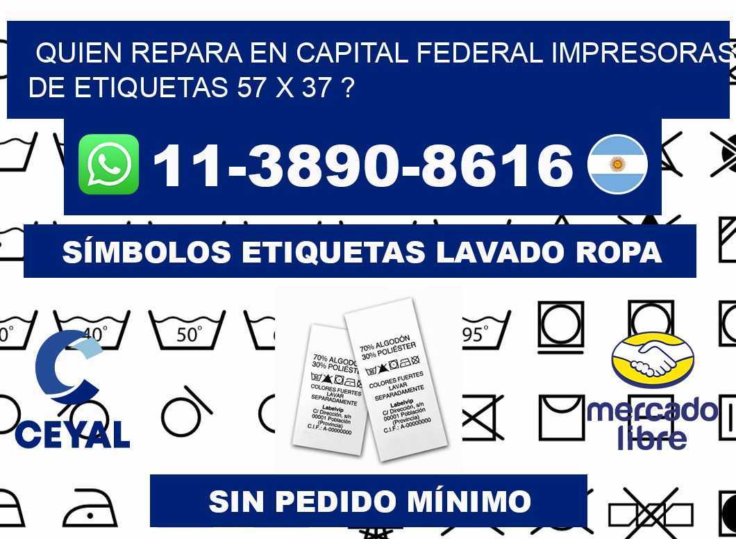 quien repara en capital federal impresoras de etiquetas 57 x 37 ?