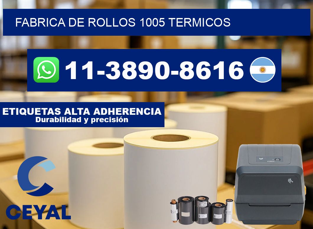FABRICA DE ROLLOS 1005 TERMICOS