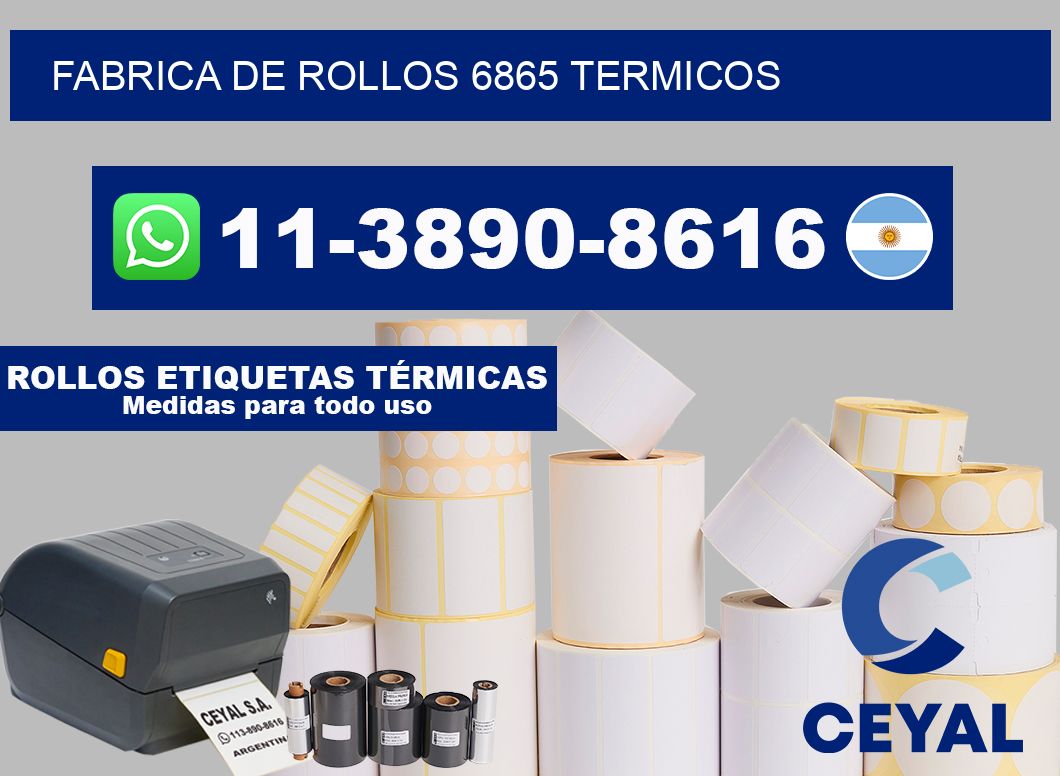 FABRICA DE ROLLOS 6865 TERMICOS