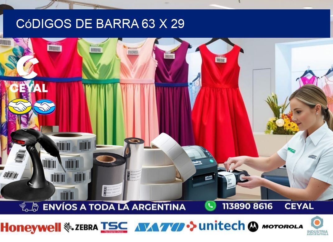 códigos de barra 63 x 29