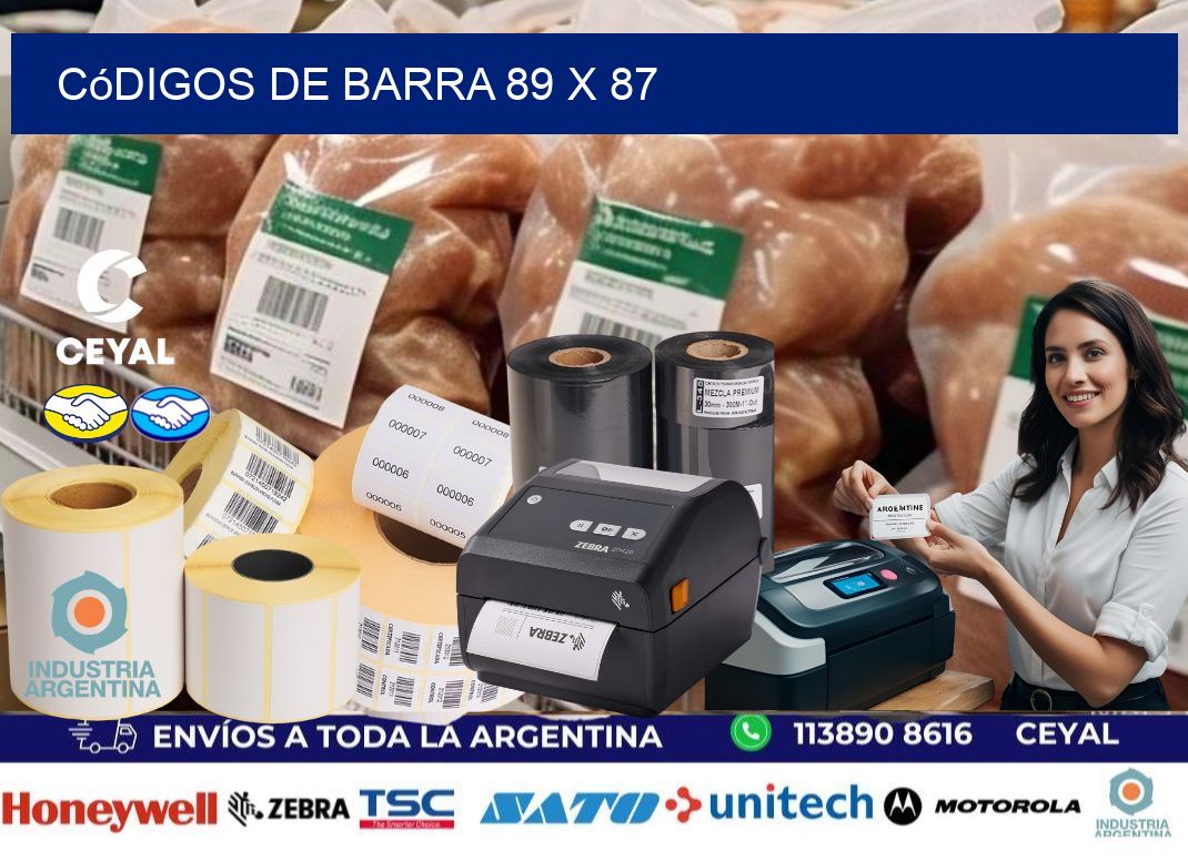 códigos de barra 89 x 87