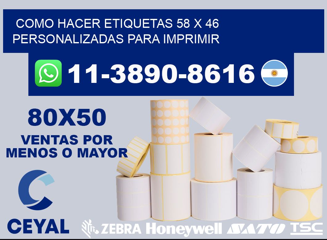 como hacer etiquetas 58 x 46 personalizadas para imprimir