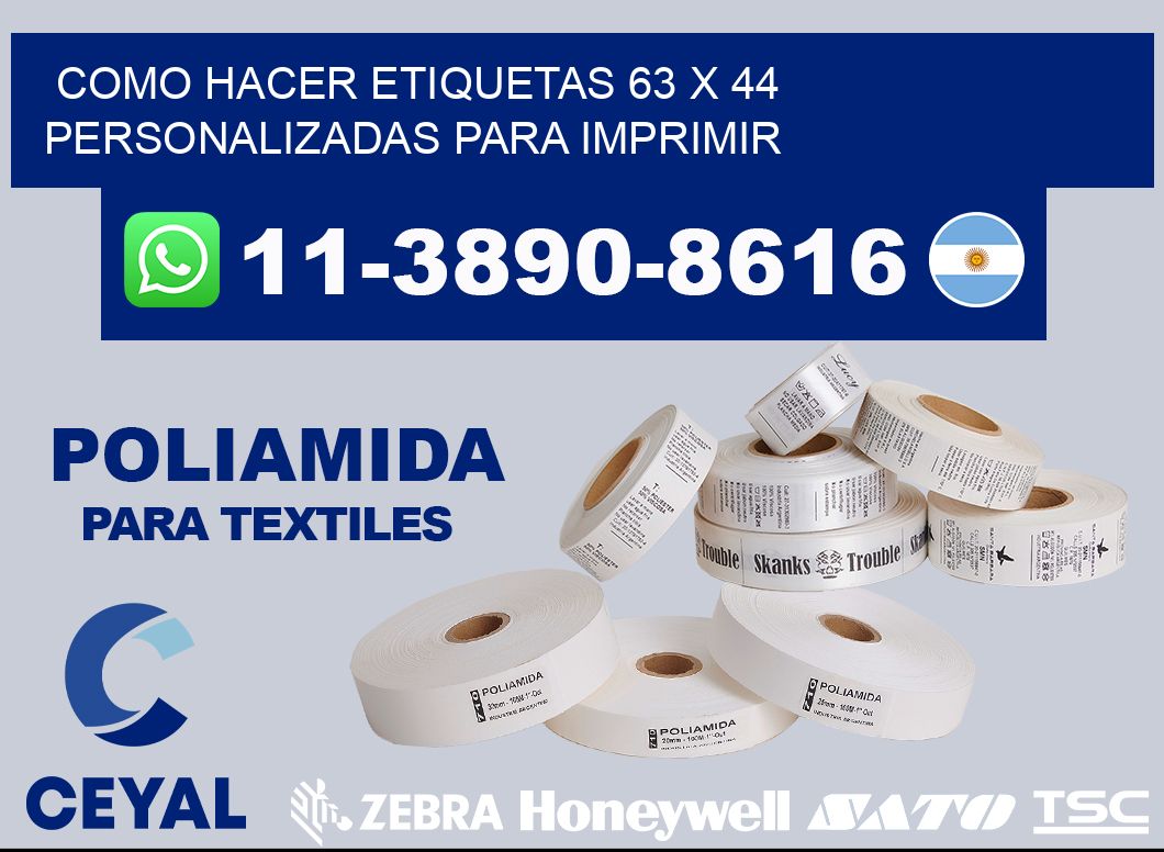 como hacer etiquetas 63 x 44 personalizadas para imprimir