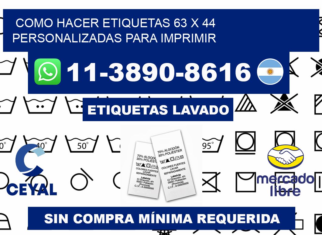 como hacer etiquetas 63 x 44 personalizadas para imprimir