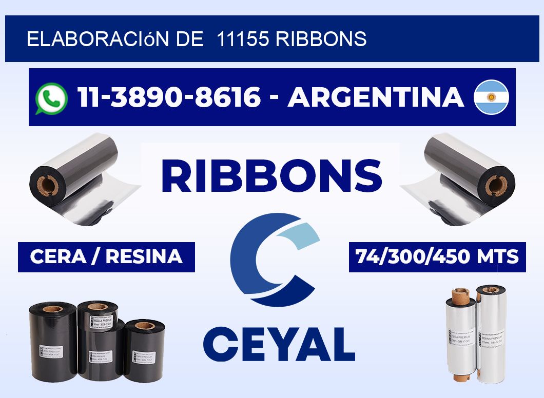 elaboración de 11155 ribbons