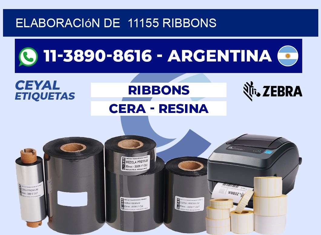 elaboración de  11155 ribbons