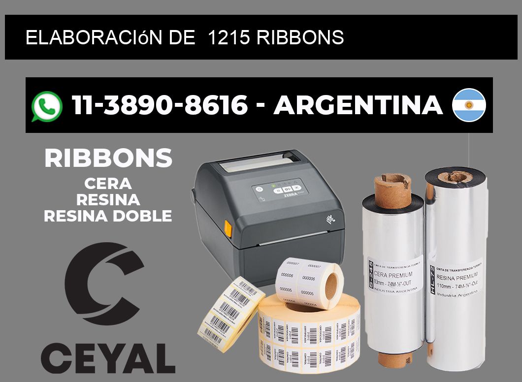 elaboración de 1215 ribbons