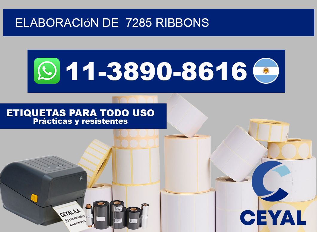 elaboración de  7285 ribbons