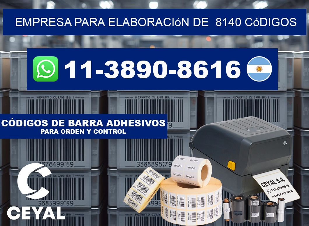 empresa para elaboración de 8140 códigos