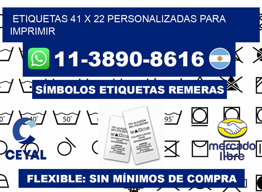etiquetas 41 x 22 personalizadas para imprimir