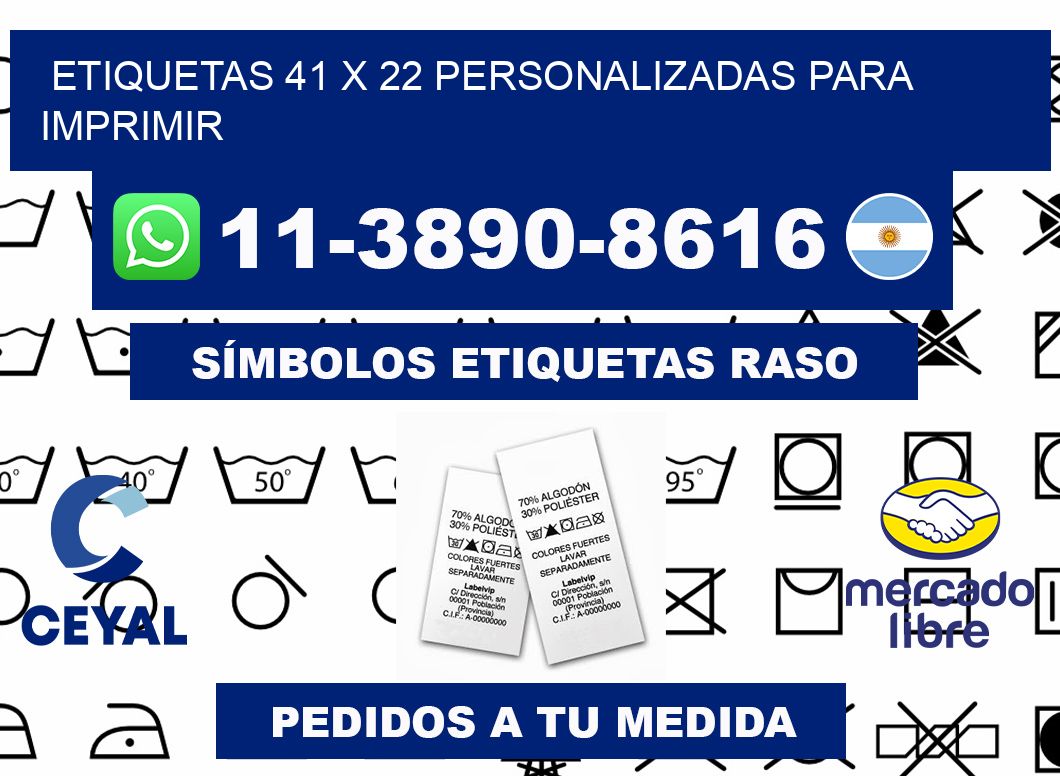 etiquetas 41 x 22 personalizadas para imprimir