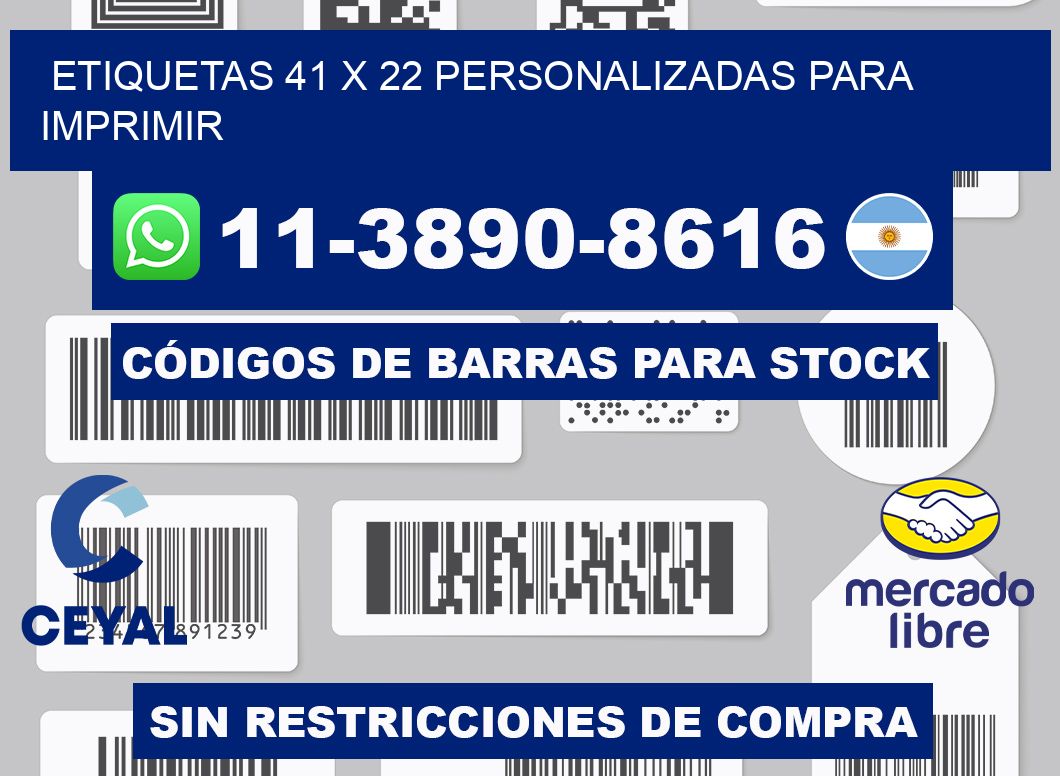 etiquetas 41 x 22 personalizadas para imprimir
