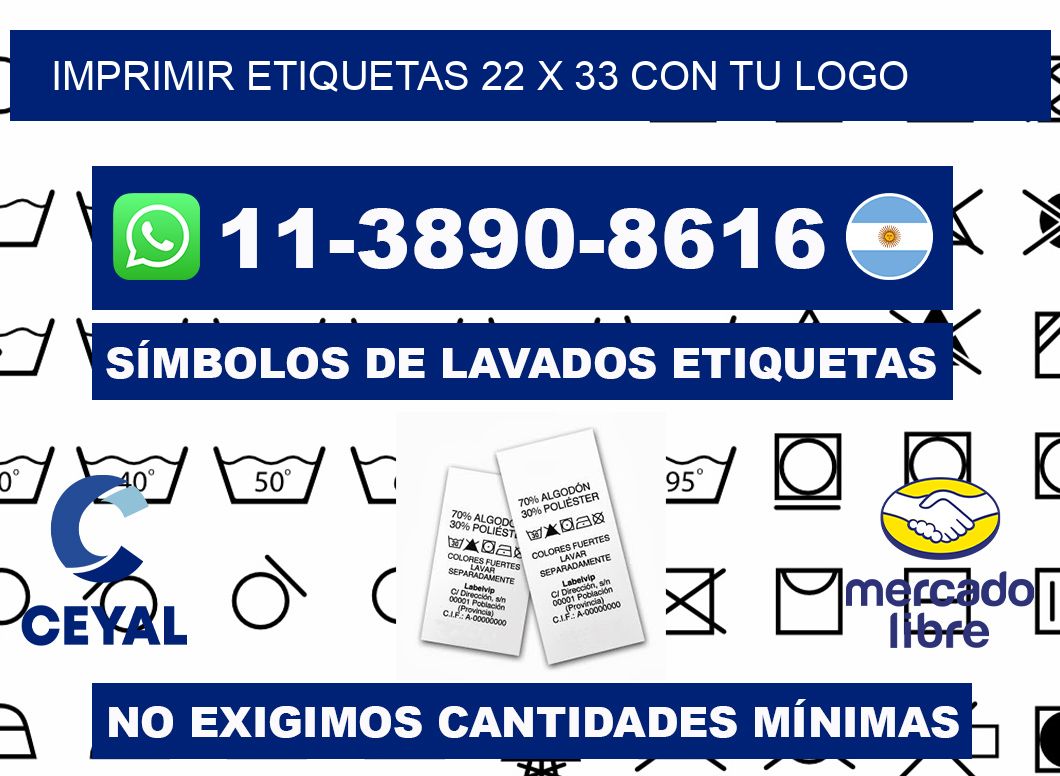 imprimir etiquetas 22 x 33 con tu logo