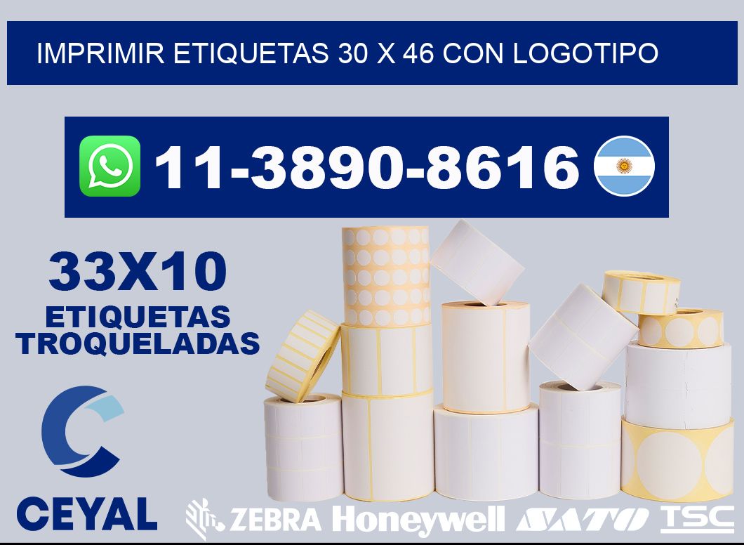 imprimir etiquetas 30 x 46 con logotipo