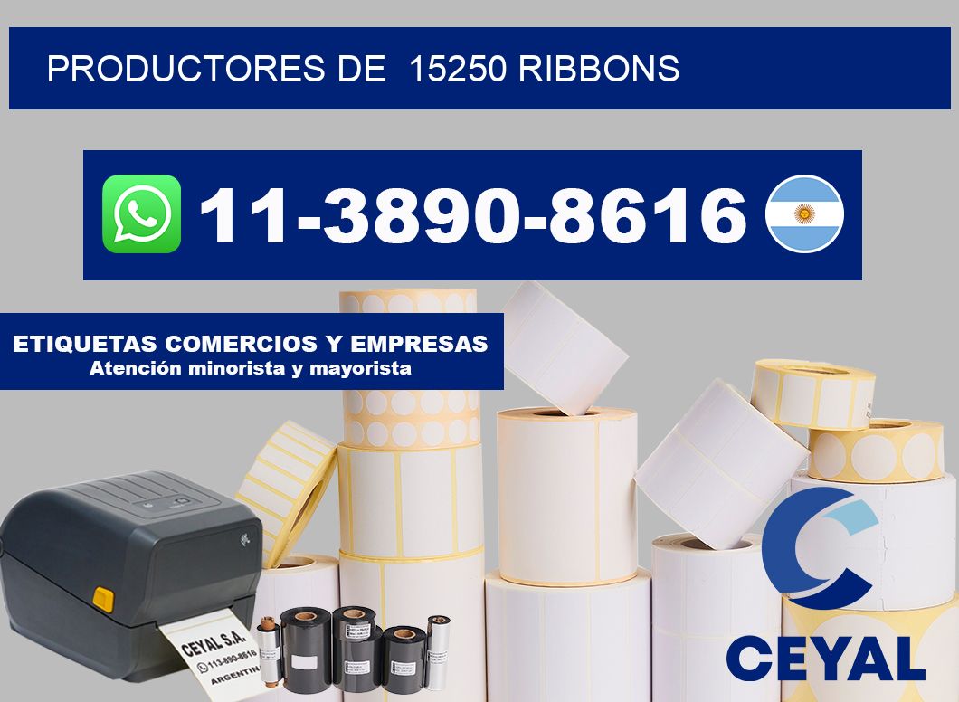productores de  15250 ribbons
