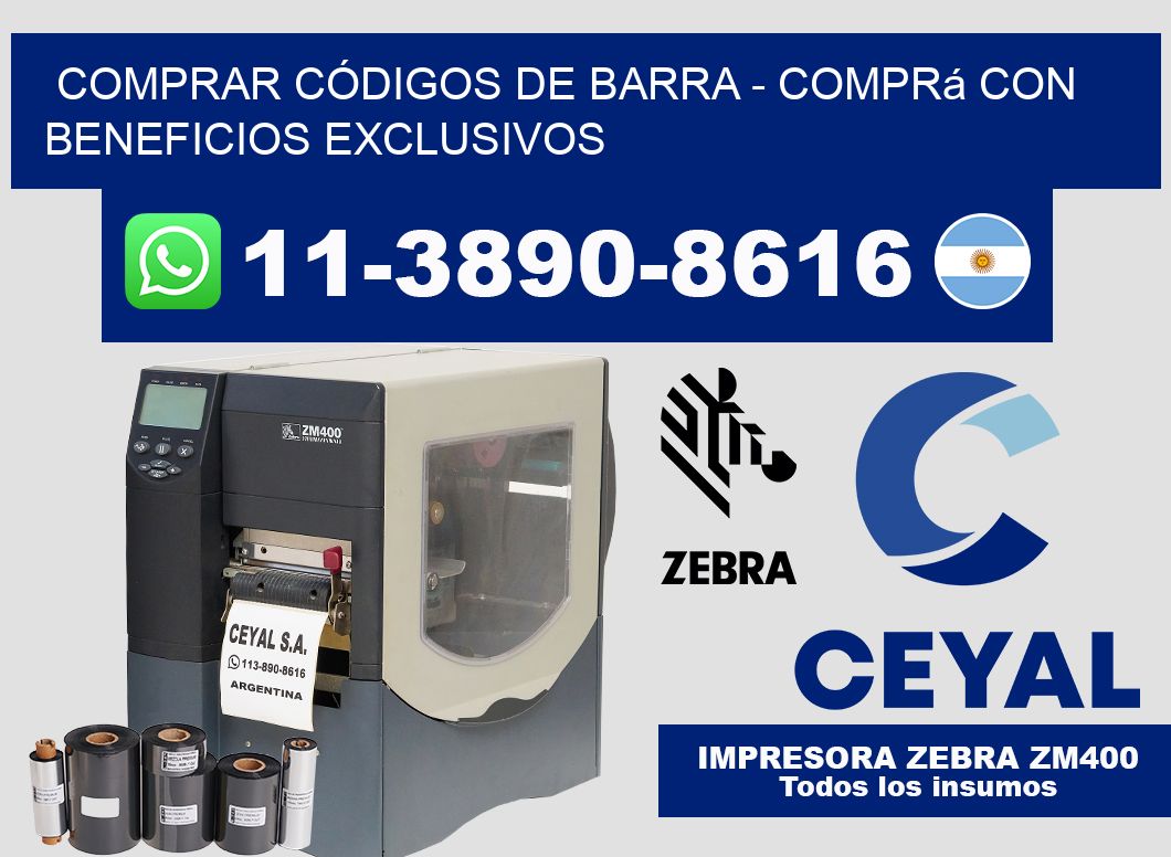 COMPRAR CÓDIGOS DE BARRA - Comprá con beneficios exclusivos
