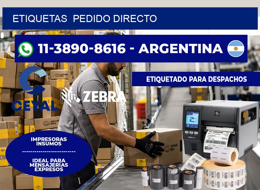 ETIQUETAS Pedido directo