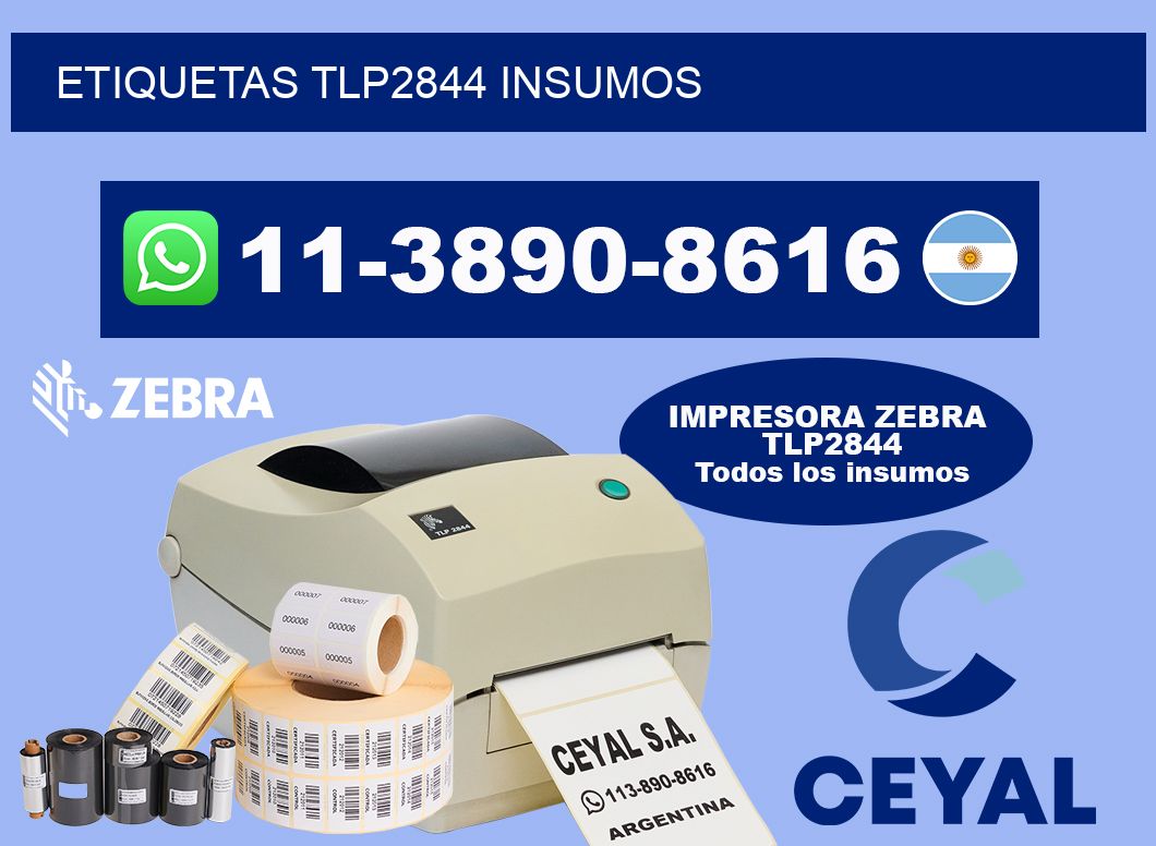 ETIQUETAS TLP2844 insumos