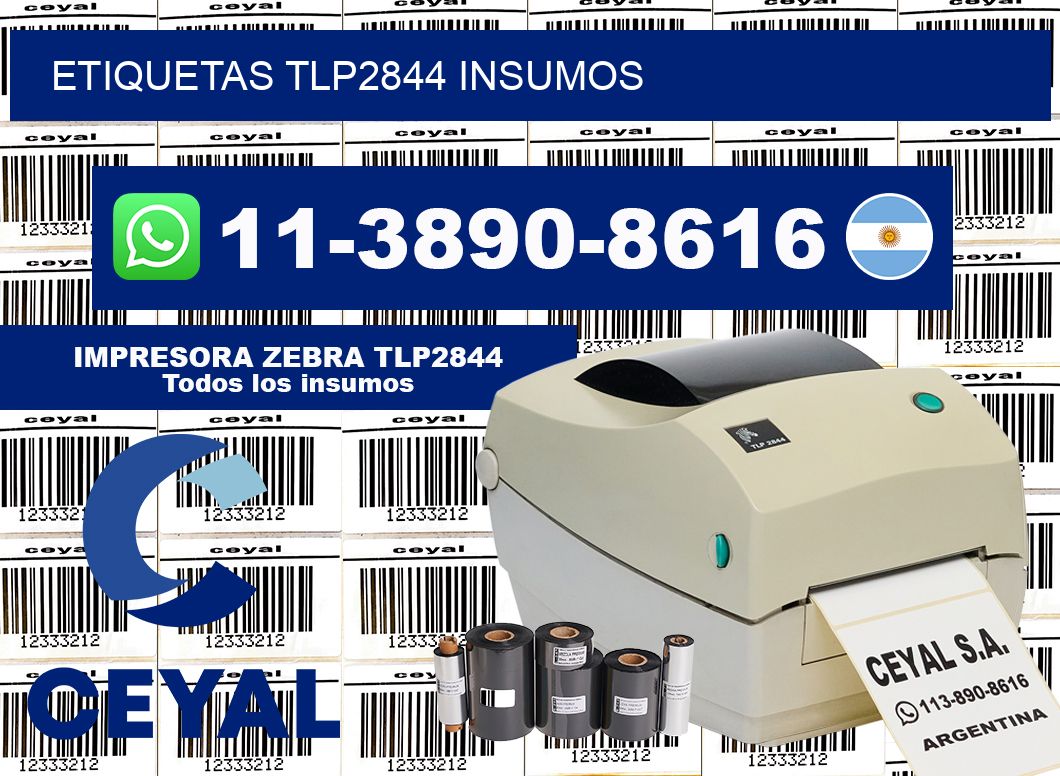 ETIQUETAS TLP2844 insumos