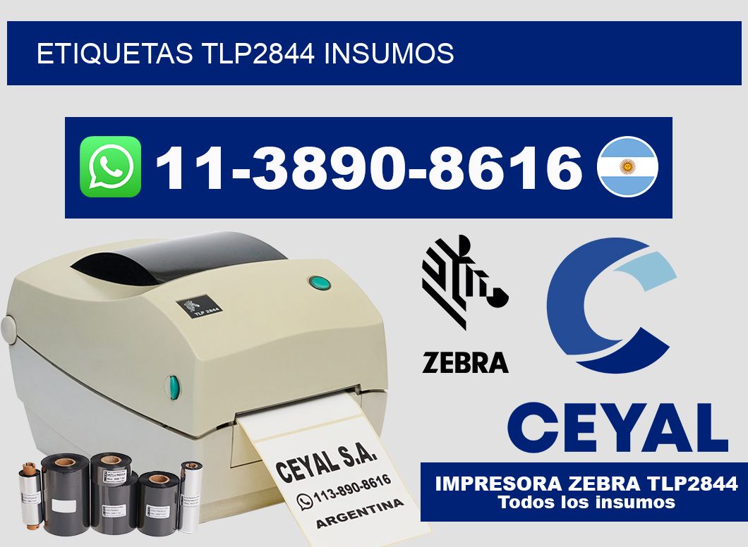 ETIQUETAS TLP2844 insumos