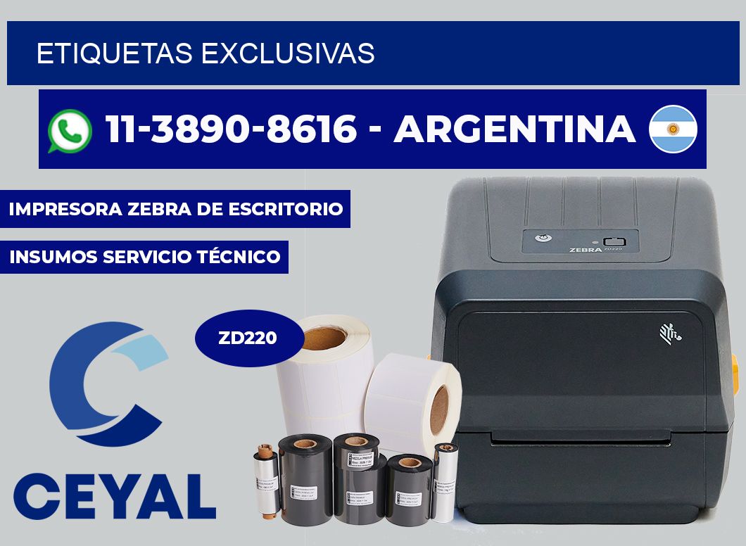 ETIQUETAS exclusivas