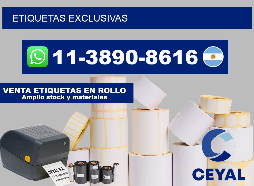 ETIQUETAS exclusivas
