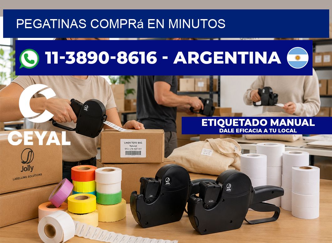 PEGATINAS Comprá en minutos