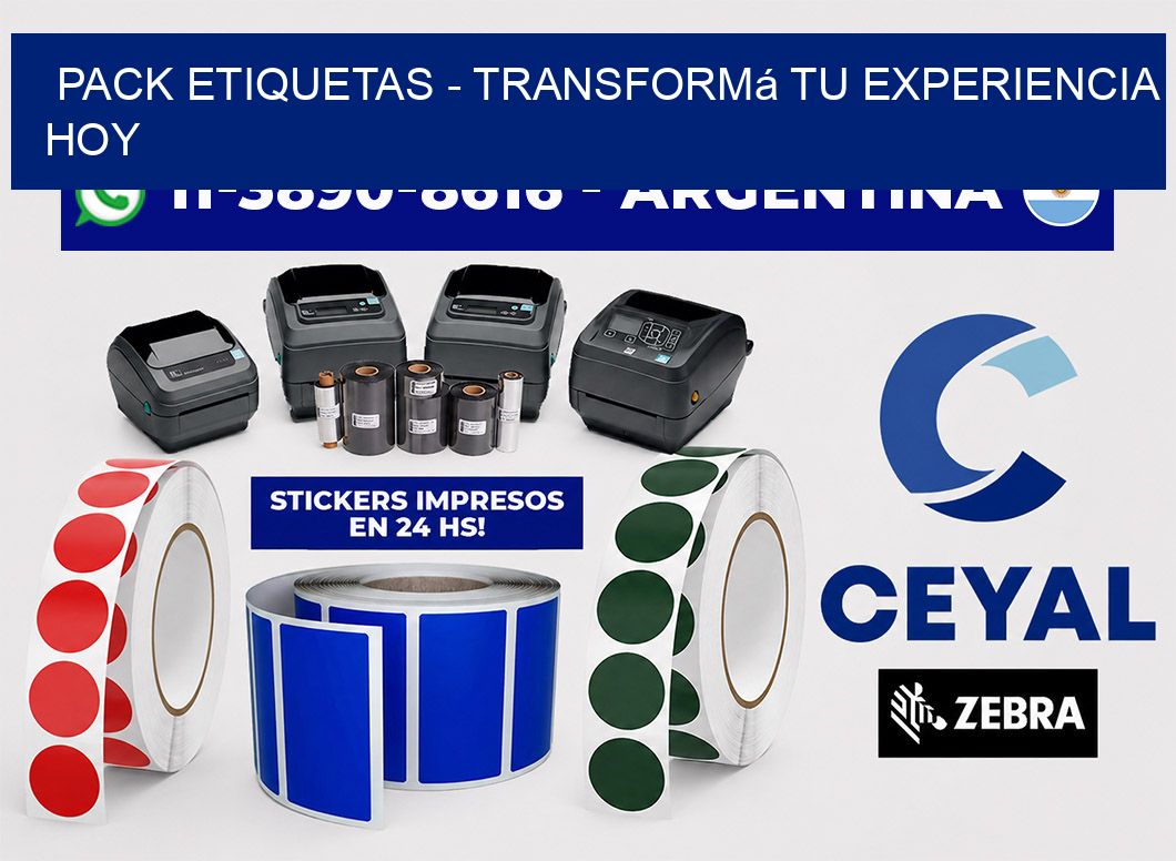 pack etiquetas - Transformá tu experiencia hoy