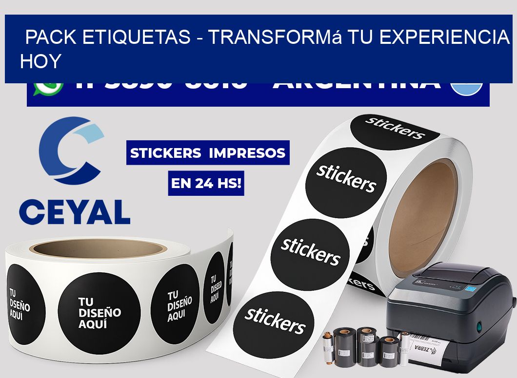 pack etiquetas – Transformá tu experiencia hoy