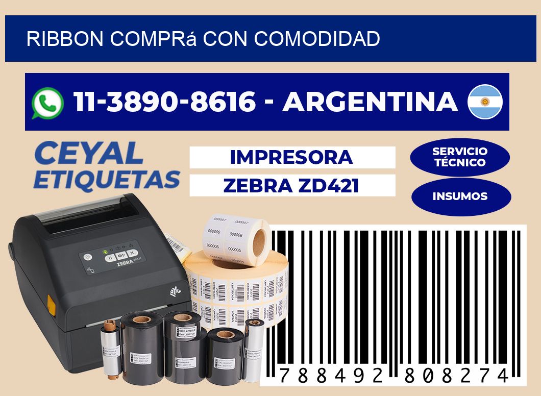 ribbon Comprá con comodidad
