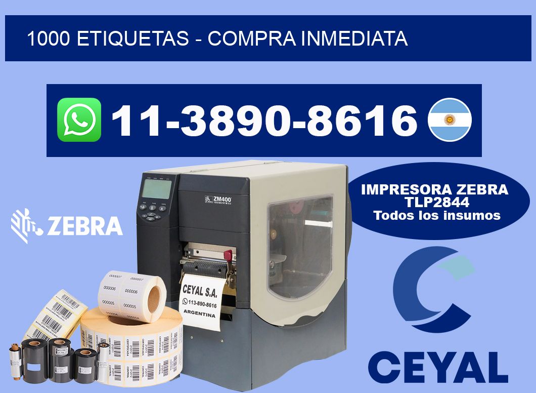 1000 ETIQUETAS - Compra inmediata