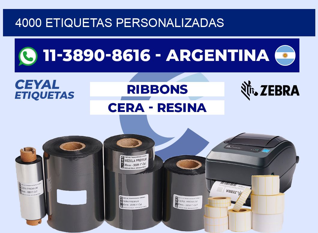 4000 ETIQUETAS PERSONALIZADAS