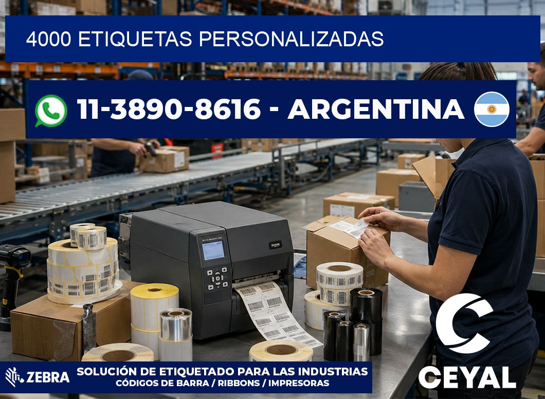 4000 ETIQUETAS PERSONALIZADAS