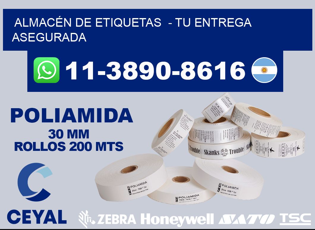 ALMACÉN DE ETIQUETAS  - Tu entrega asegurada
