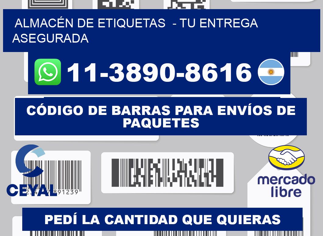 ALMACÉN DE ETIQUETAS  - Tu entrega asegurada