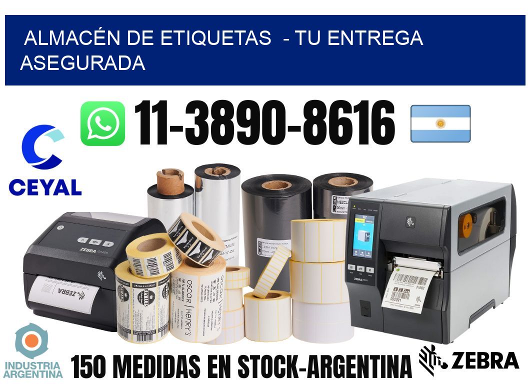 ALMACÉN DE ETIQUETAS  – Tu entrega asegurada