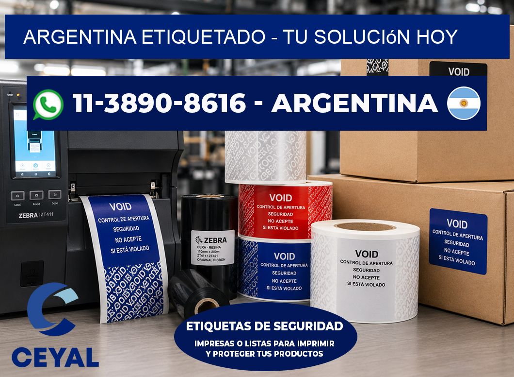ARGENTINA ETIQUETADO - Tu solución hoy
