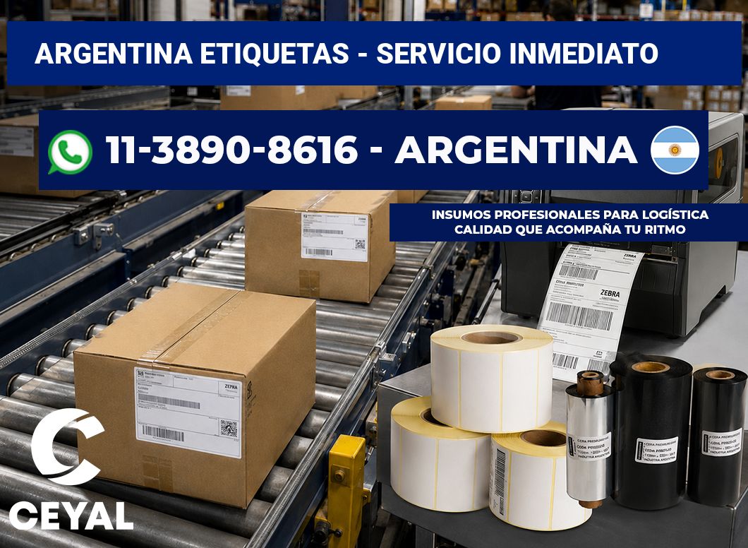 ARGENTINA ETIQUETAS - Servicio inmediato