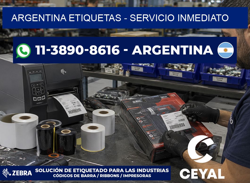 ARGENTINA ETIQUETAS - Servicio inmediato