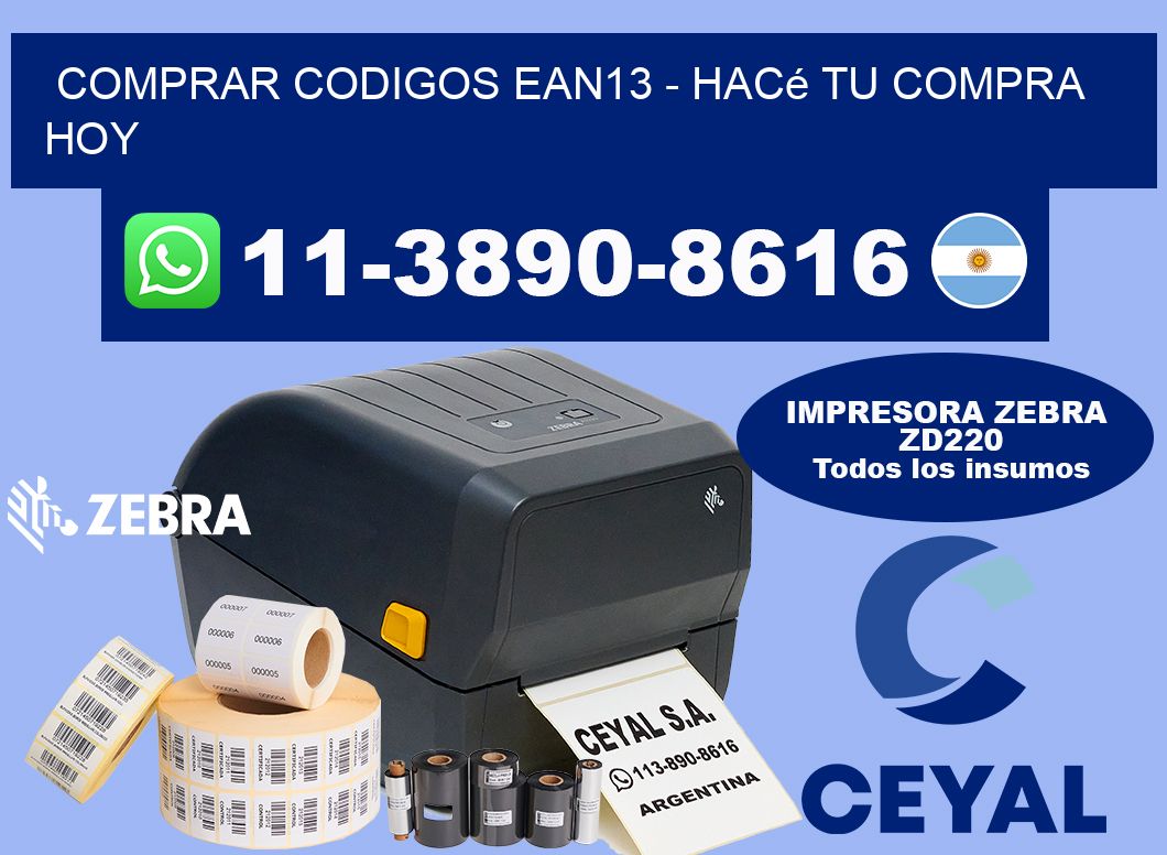 COMPRAR CODIGOS EAN13 - Hacé tu compra hoy