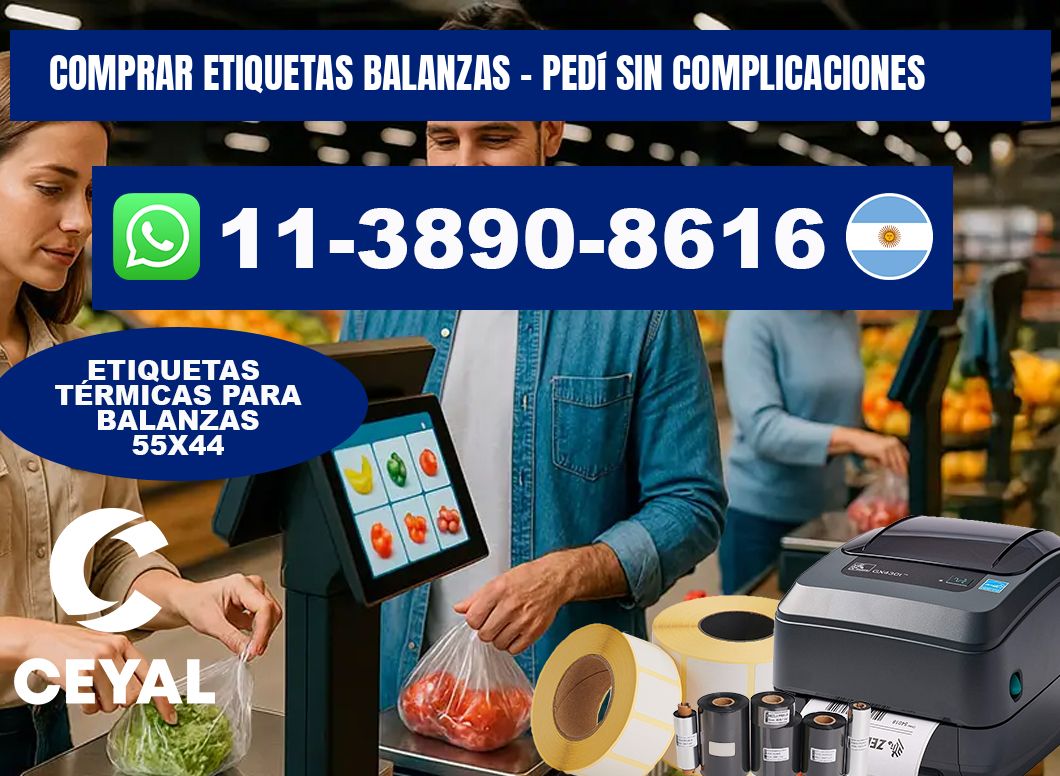 COMPRAR ETIQUETAS BALANZAS - Pedí sin complicaciones