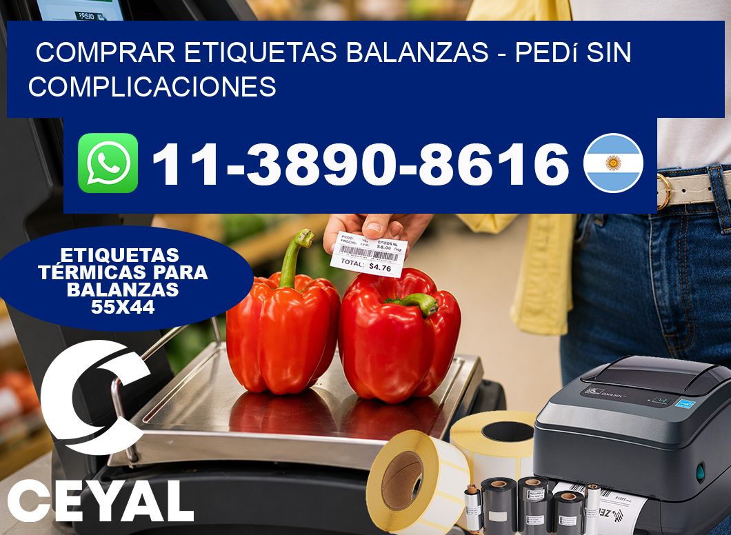 COMPRAR ETIQUETAS BALANZAS – Pedí sin complicaciones