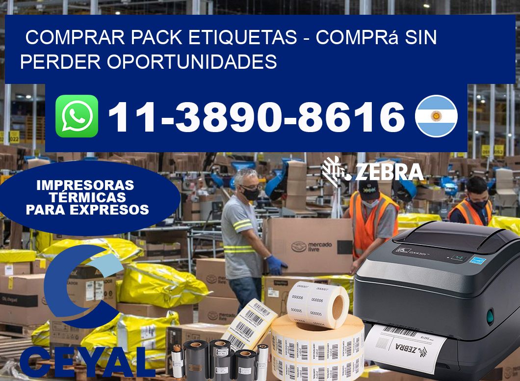 COMPRAR PACK ETIQUETAS - Comprá sin perder oportunidades