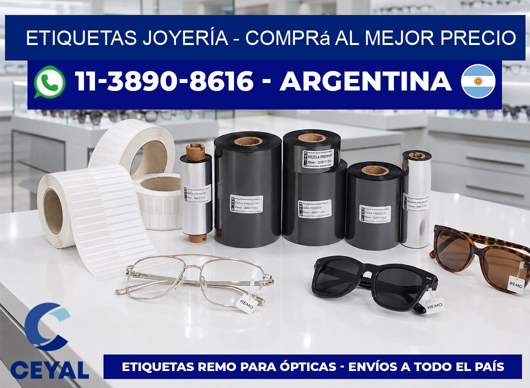 ETIQUETAS JOYERÍA - Comprá al mejor precio
