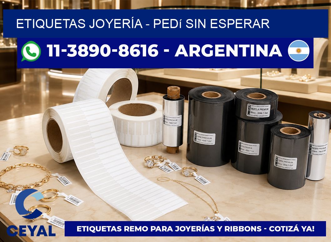 ETIQUETAS JOYERÍA – Pedí sin esperar