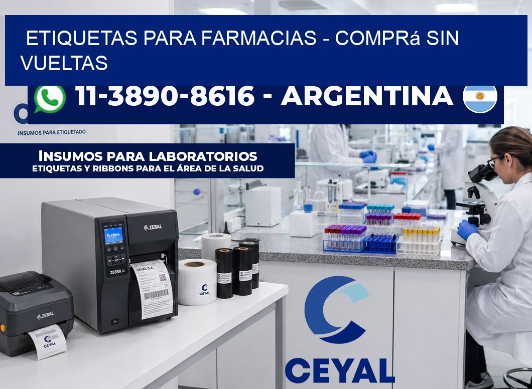 ETIQUETAS PARA FARMACIAS - Comprá sin vueltas