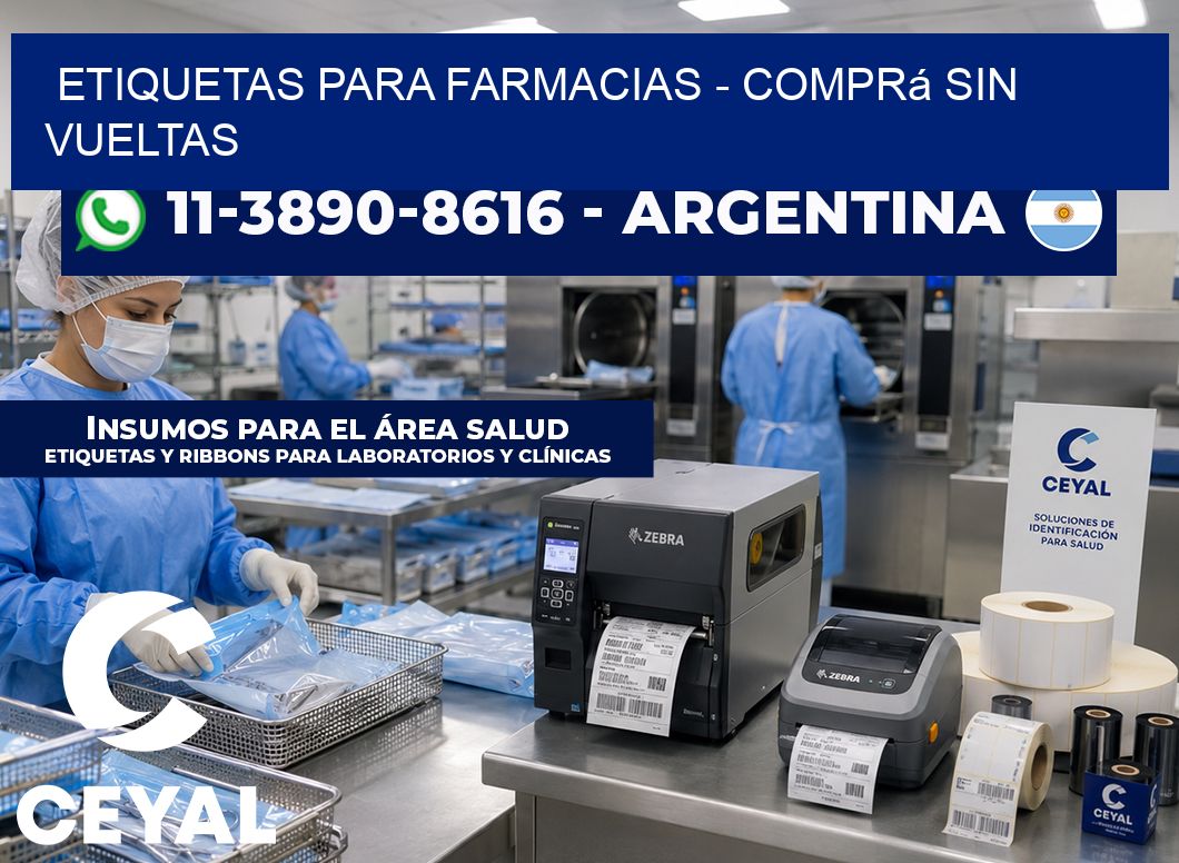 ETIQUETAS PARA FARMACIAS - Comprá sin vueltas
