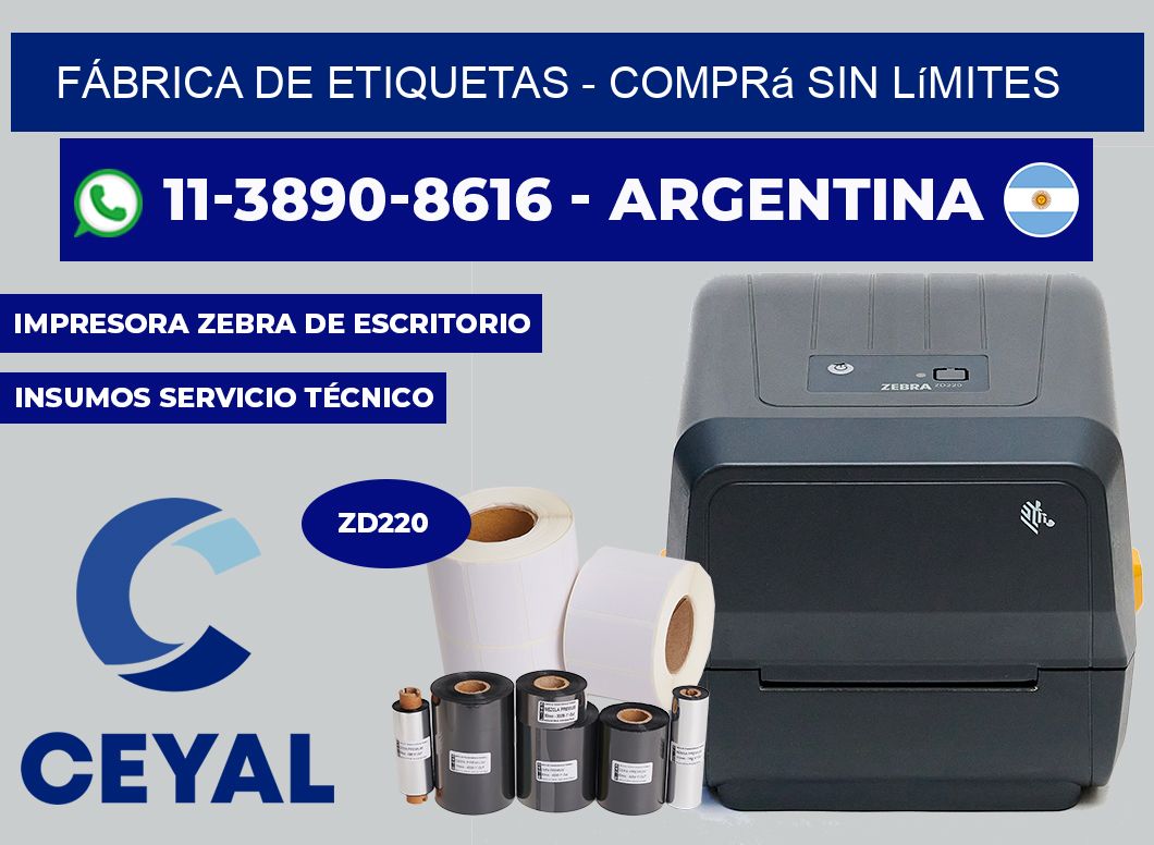 FÁBRICA DE ETIQUETAS - Comprá sin límites