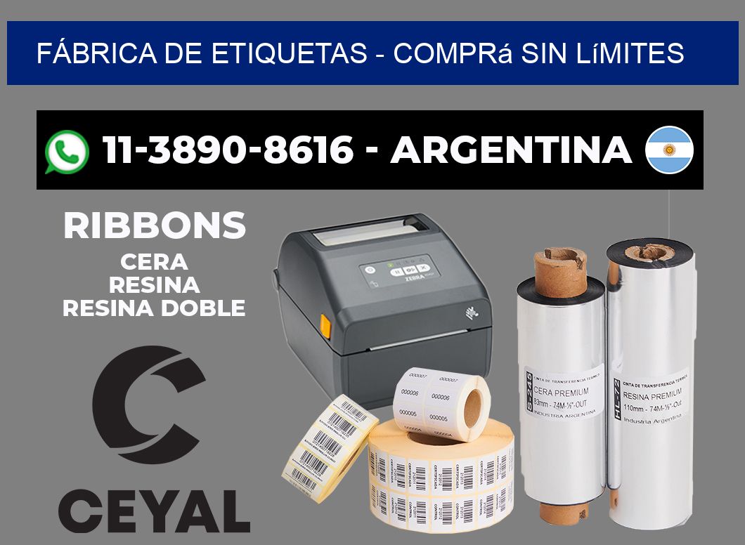 FÁBRICA DE ETIQUETAS - Comprá sin límites