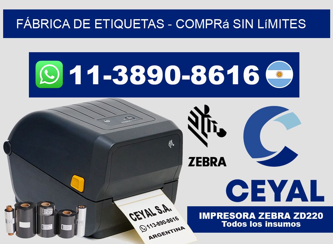 FÁBRICA DE ETIQUETAS – Comprá sin límites